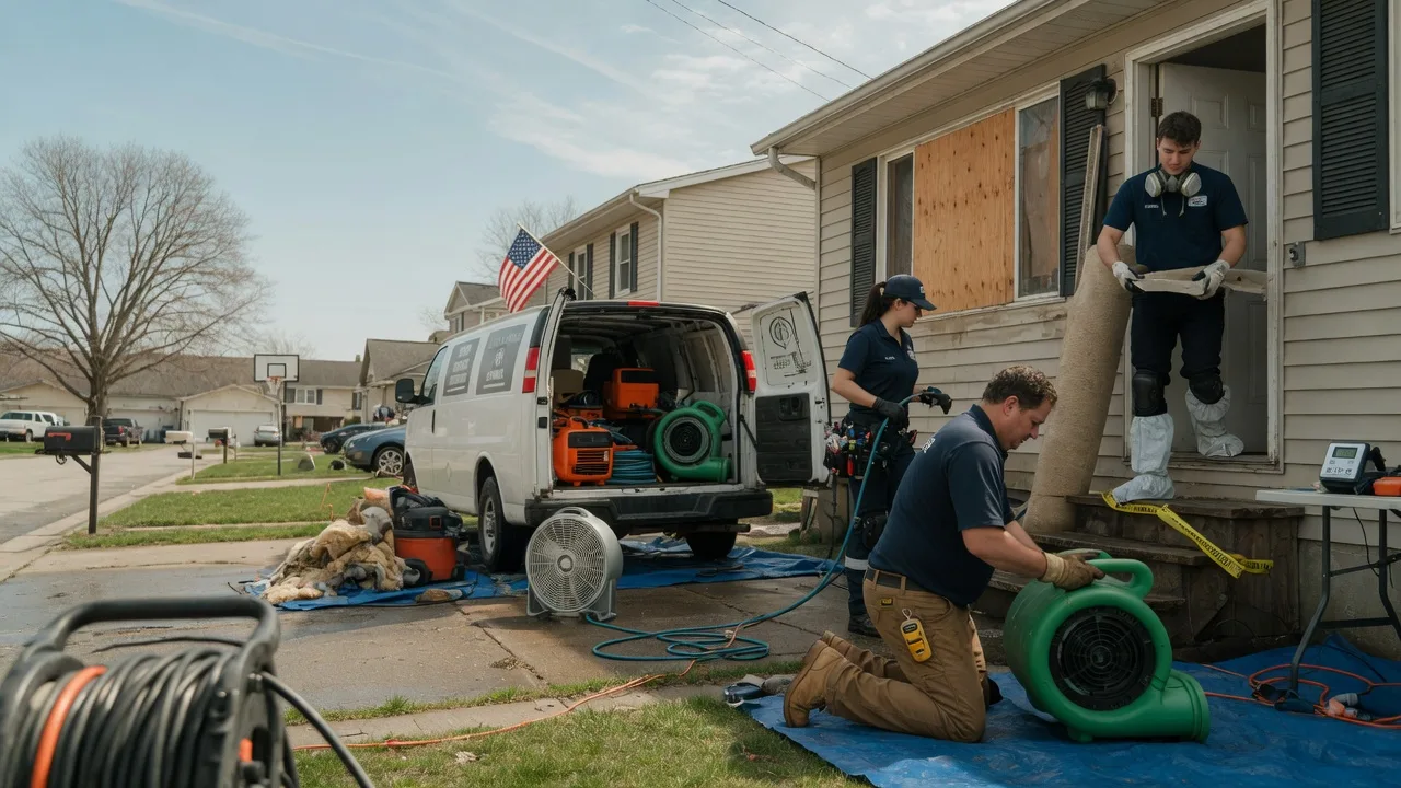 Water Damage Restoration in Meriden, IA near me